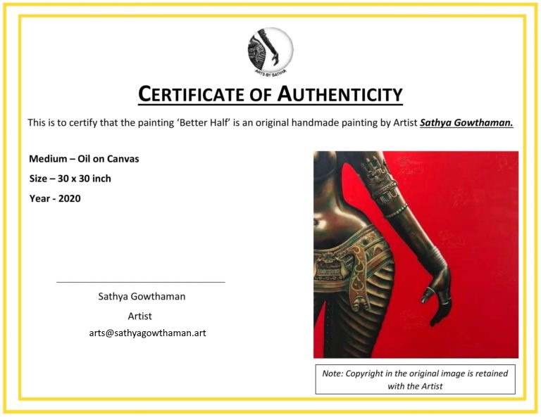 Certificate of Authenticity